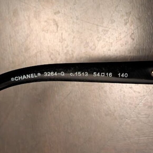 O10 CHANEL Eyeglasses w/ Black Quilted Case & Cleaning Cloth - Picture 11 of 13